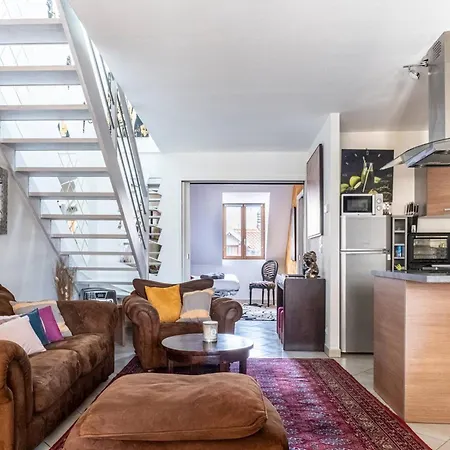 Carnot Duplex, Spacieux 3 Pièces Avec 2 Sur Les Rue Piétonnes Annecy